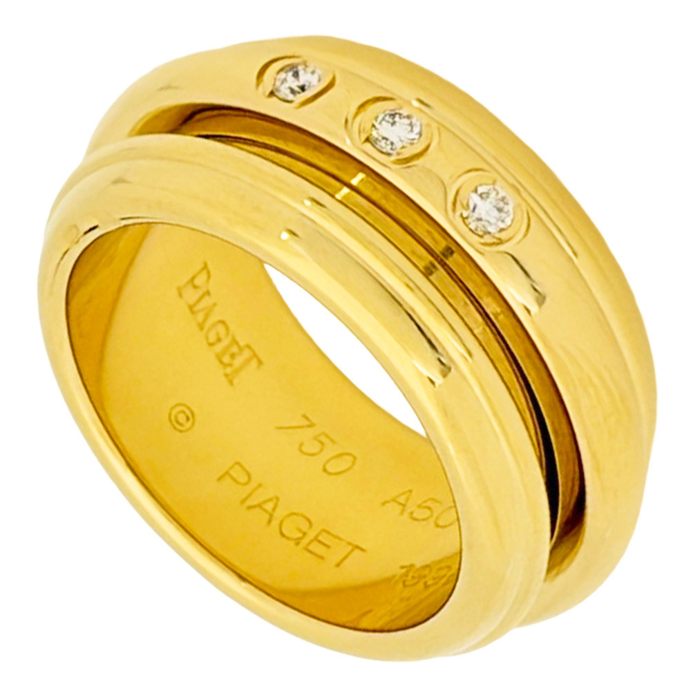 PIAGET 18k Gold Diamond Ring #48